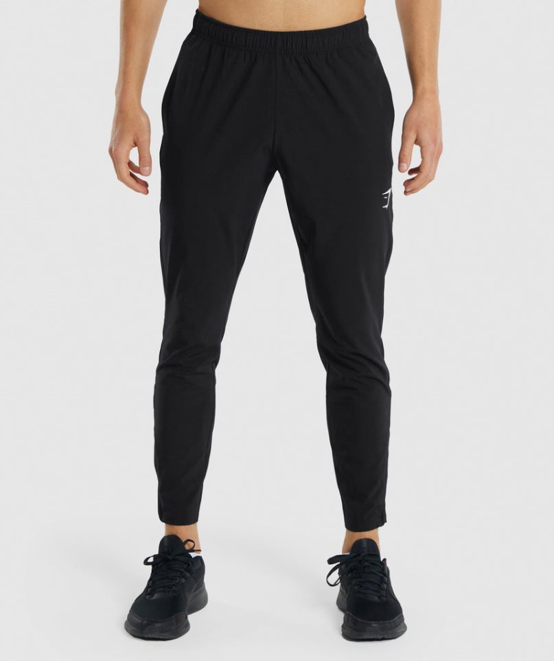 Spodnie Do Biegania Gymshark Arrival Woven Męskie Czarne | PL 867LWG